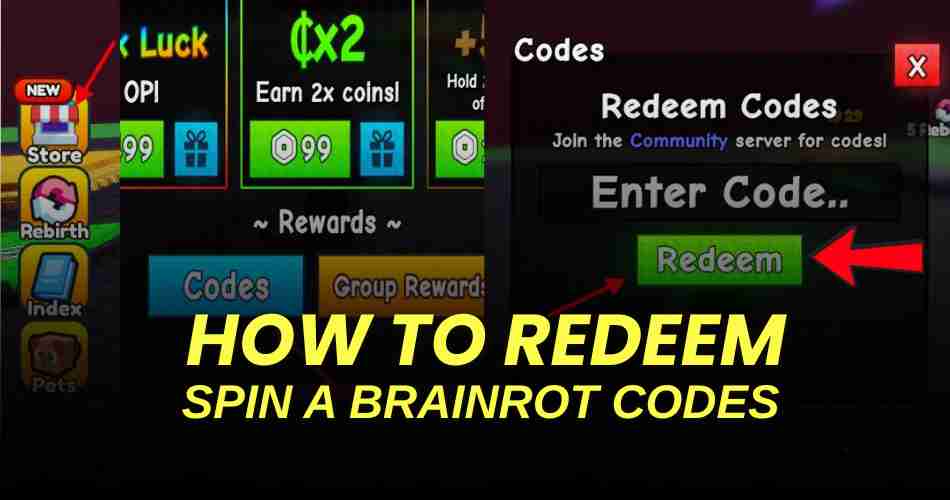 How to redeem codes