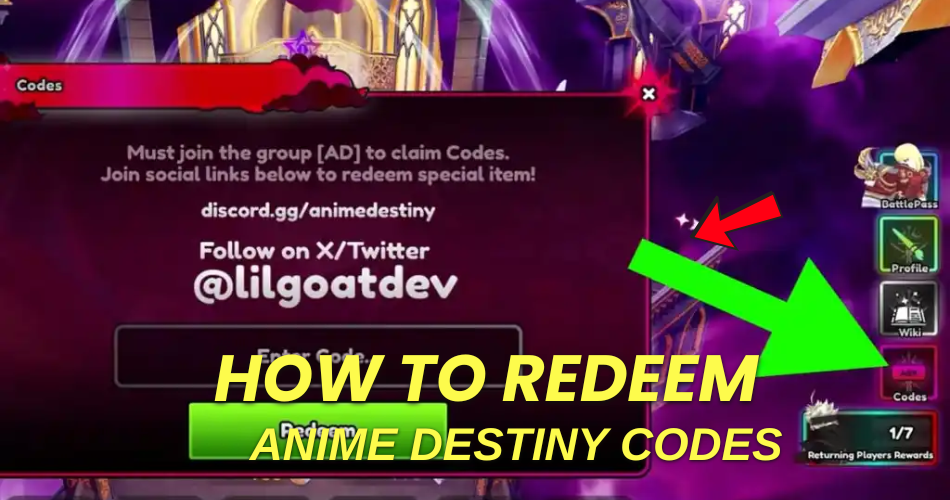 How to redeem codes