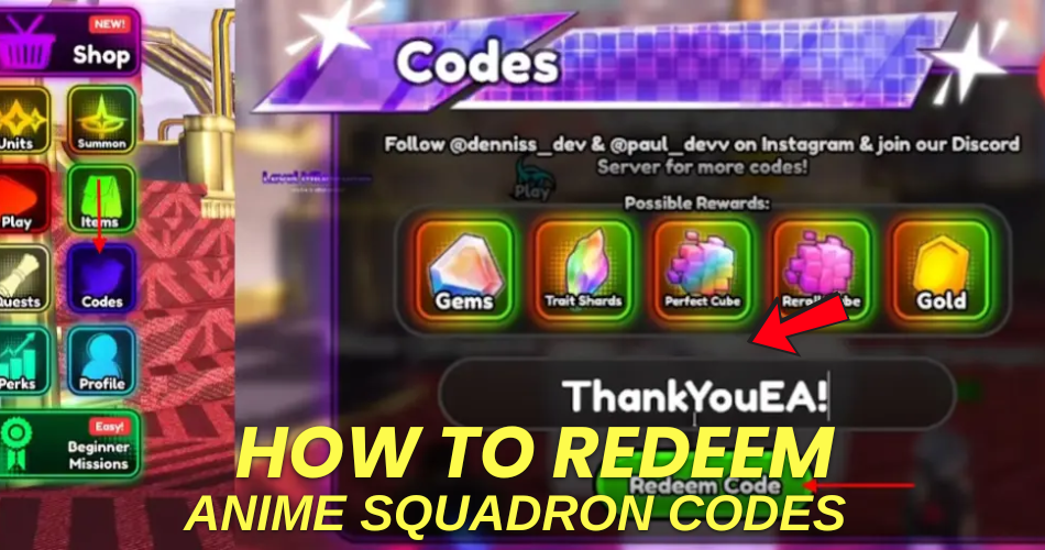 How to redeem codes