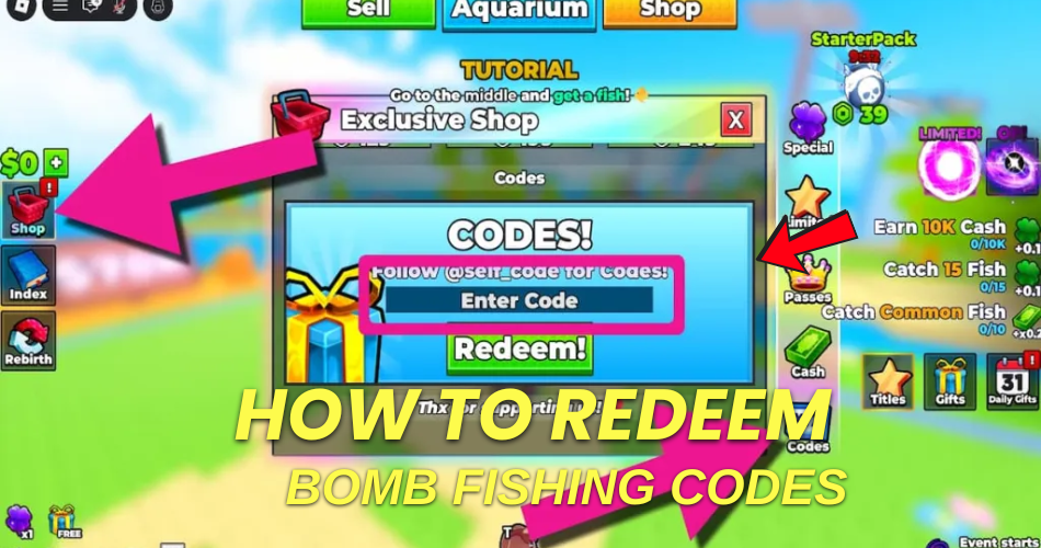 How to redeem codes
