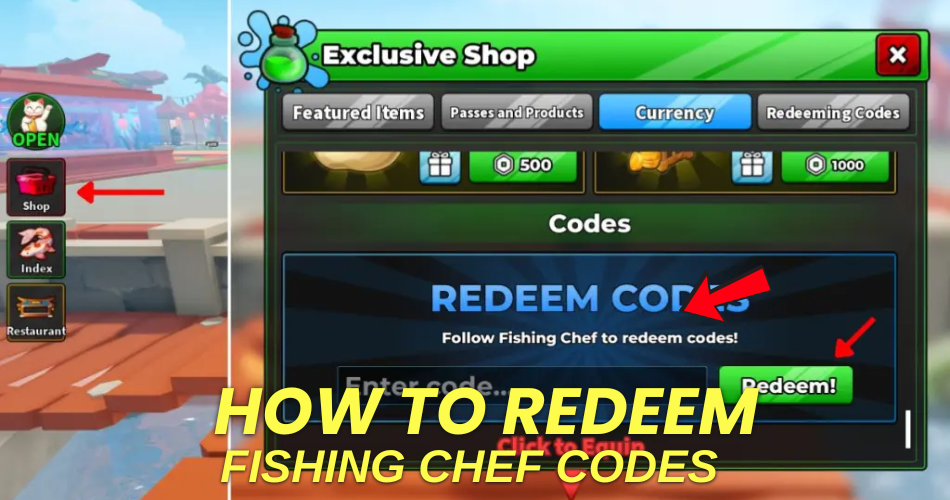 How to redeem codes