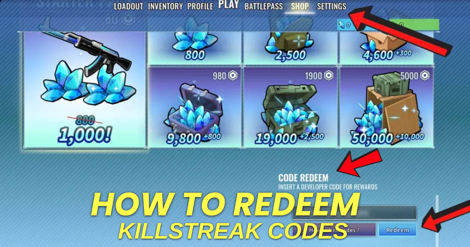 How to redeem codes