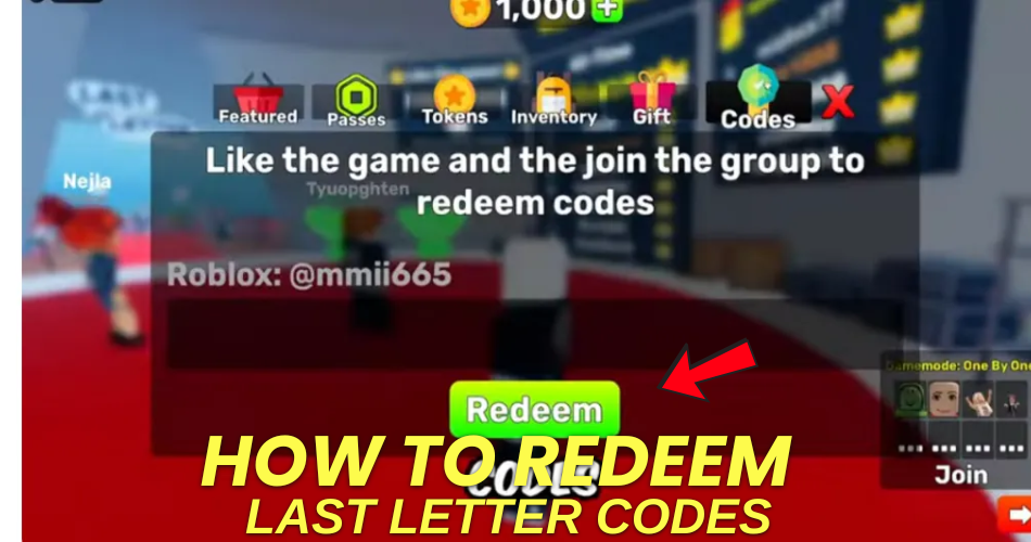 How to redeem codes