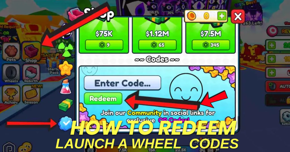 How to redeem codes