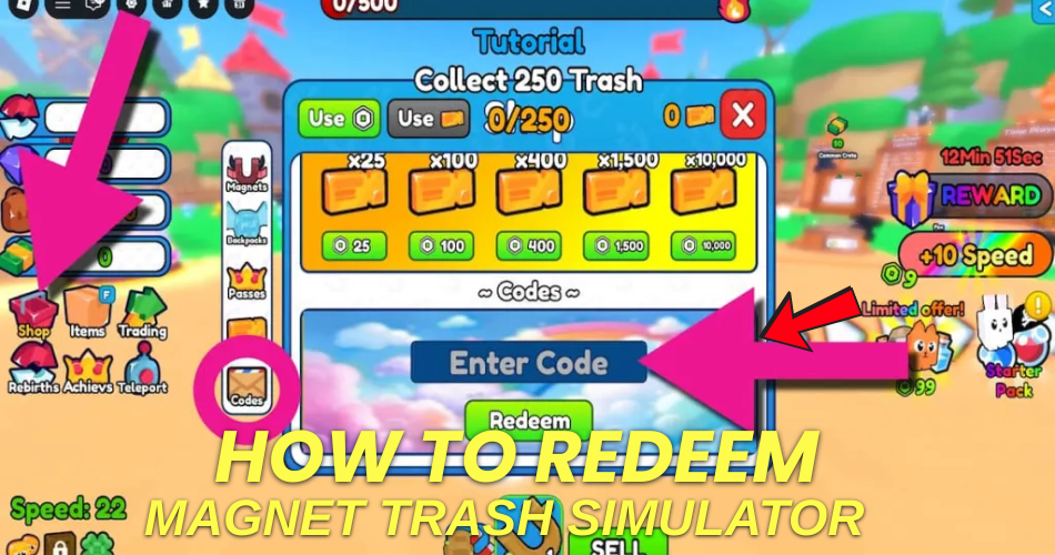 How to redeem codes