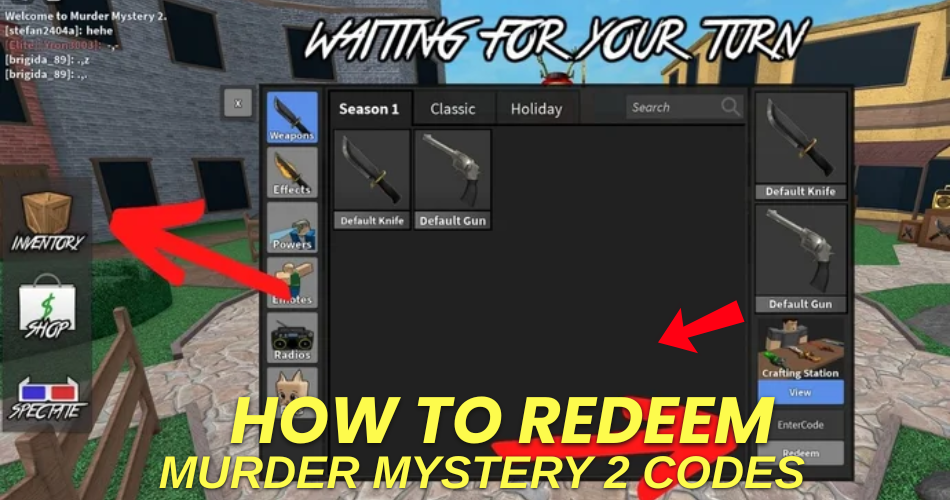 How to redeem codes