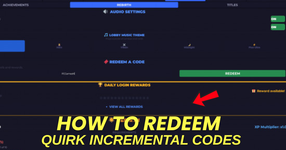 How to redeem codes