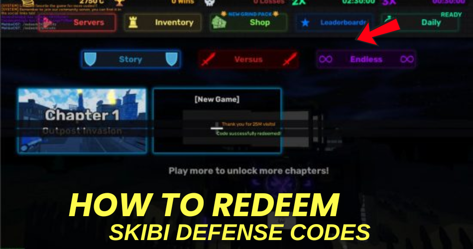 How to redeem codes