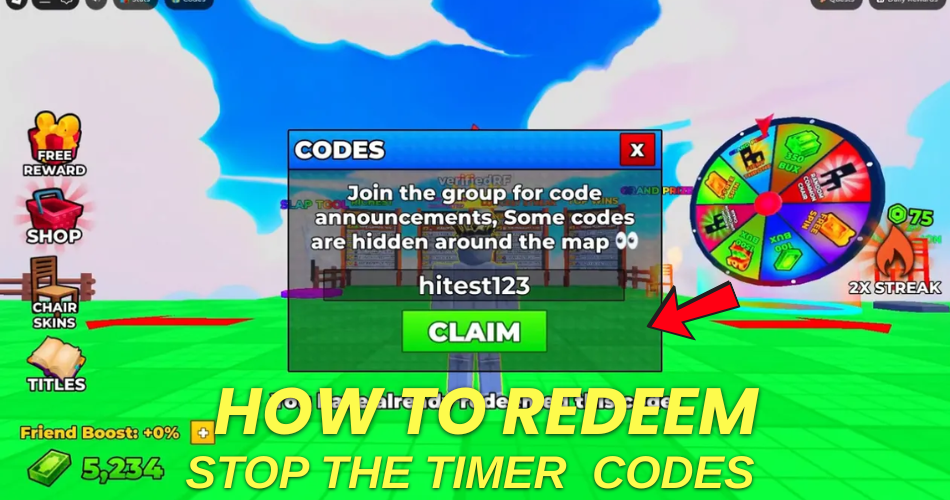 How to redeem codes