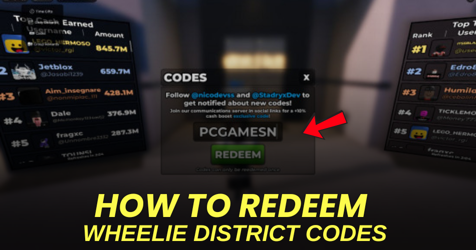 How to redeem codes