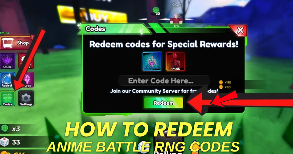 How to redeem codes