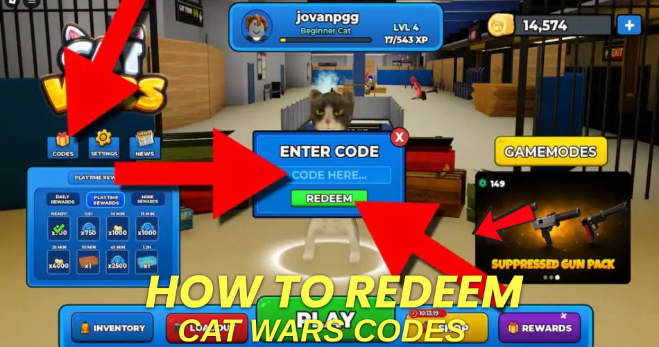 How to redeem codes