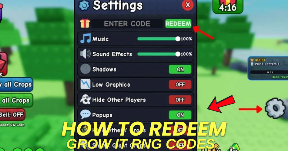 How to redeem codes