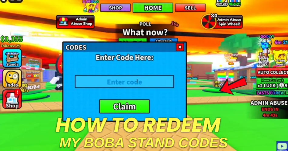 How to redeem codes