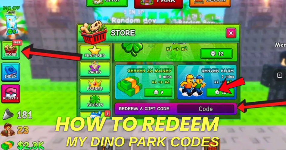 How to redeem codes