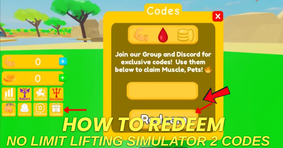 How to redeem codes