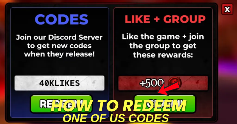 How to redeem codes