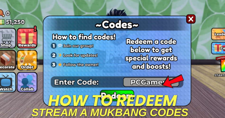 How to redeem codes
