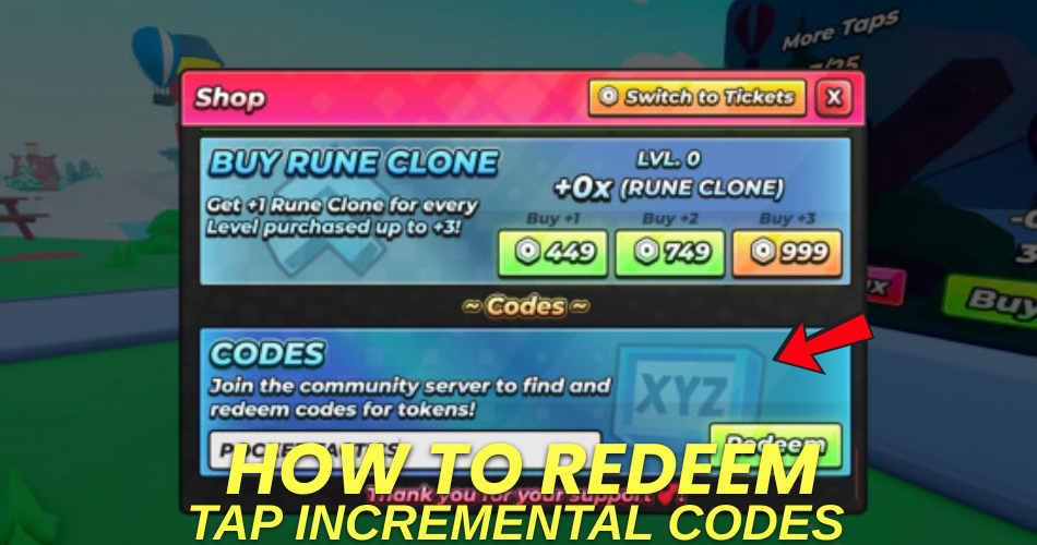 How to redeem codes