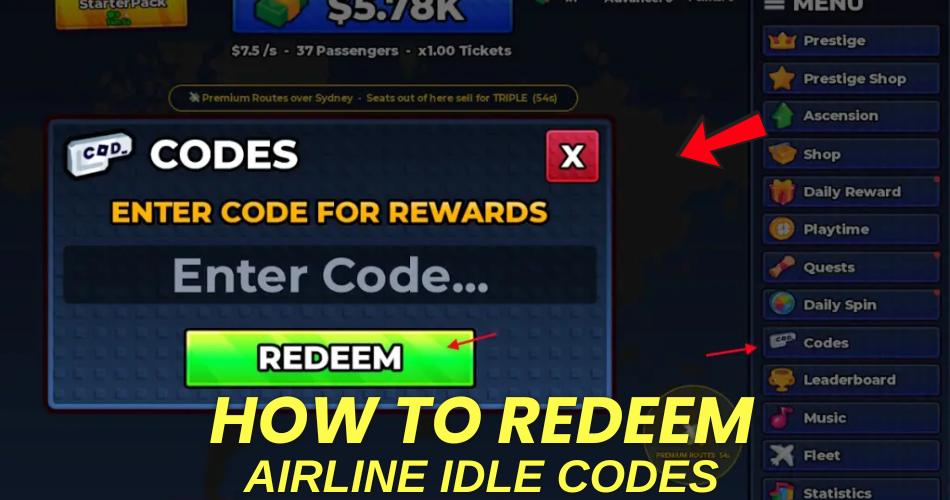 How to redeem codes