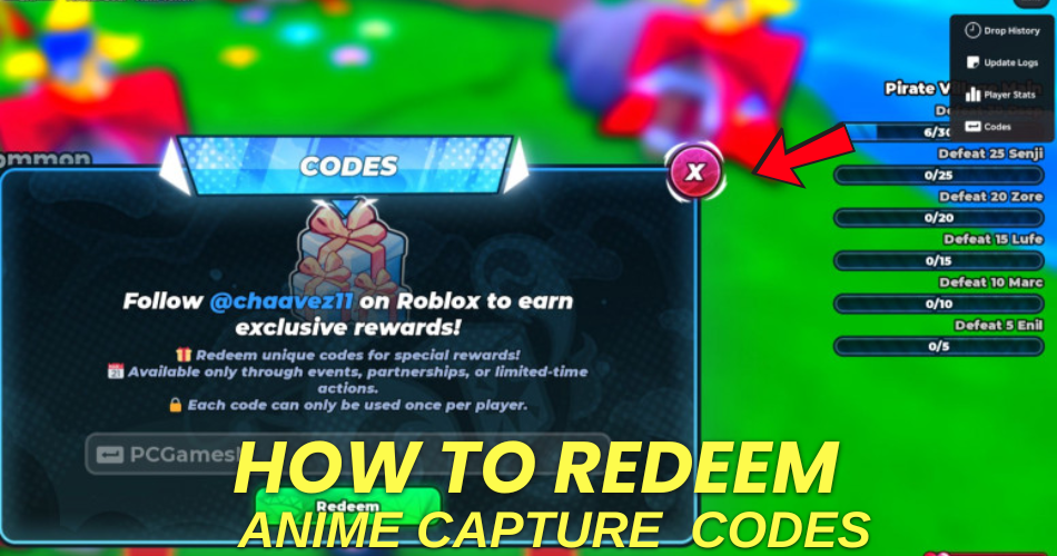 How to redeem codes