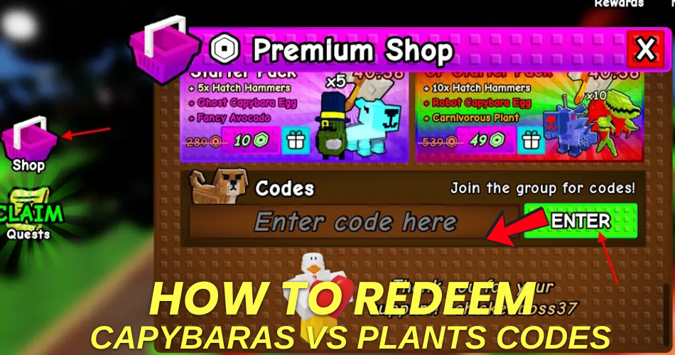 How to redeem codes