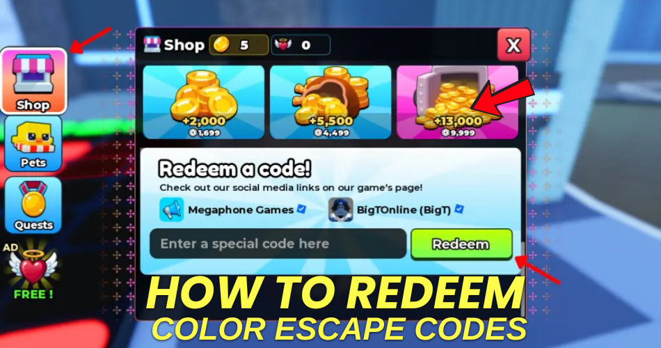 How to redeem codes