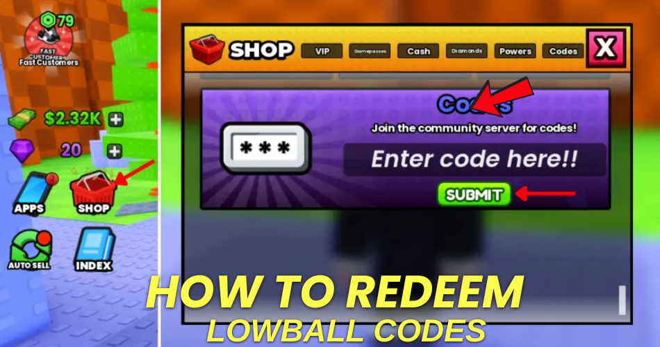 How to redeem codes