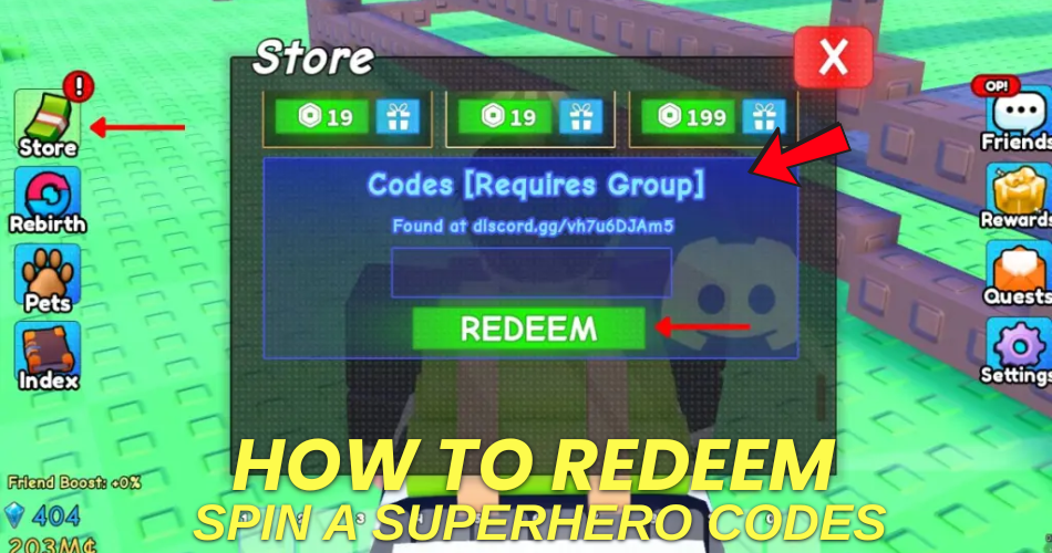 How to redeem codes