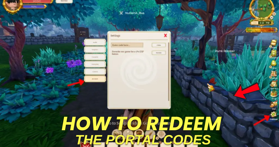 How to redeem codes