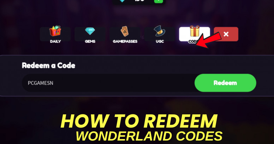 How to redeem codes