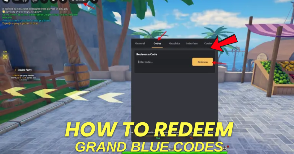 How to redeem codes