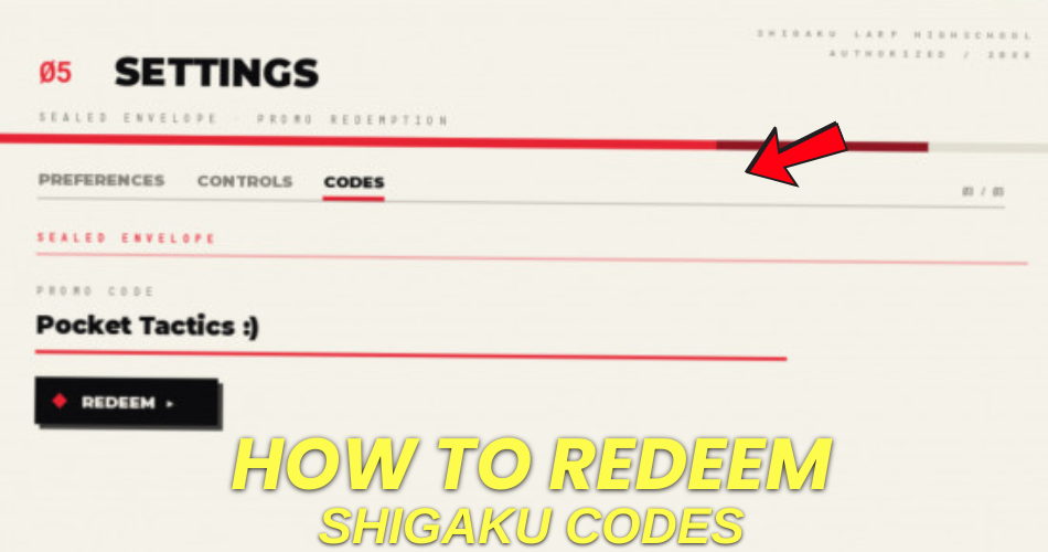 How to redeem codes