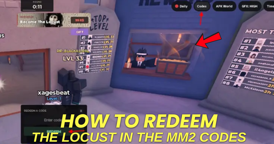 How to redeem codes