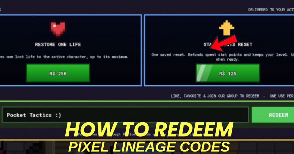 How to redeem codes