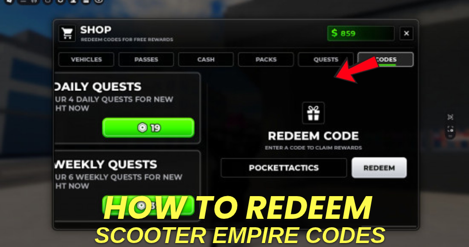 How to redeem codes