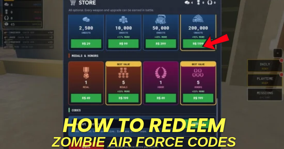 How to redeem codes